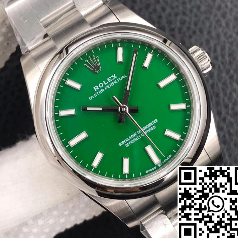 Oyster Rolex Dial 31MM Factory EW Green Perpetual M277200-0006 0509